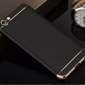 Case 3 in 1 Electroplating Oppo A57 Black 1
