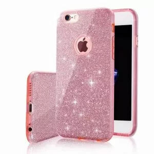 Case Glam Premium Gitter For Iphone 678 Baby Pink