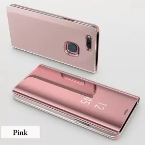 Clear View Standing Cover Case Flip Mirror​ Xiaomi Mi A1 Rose Gold