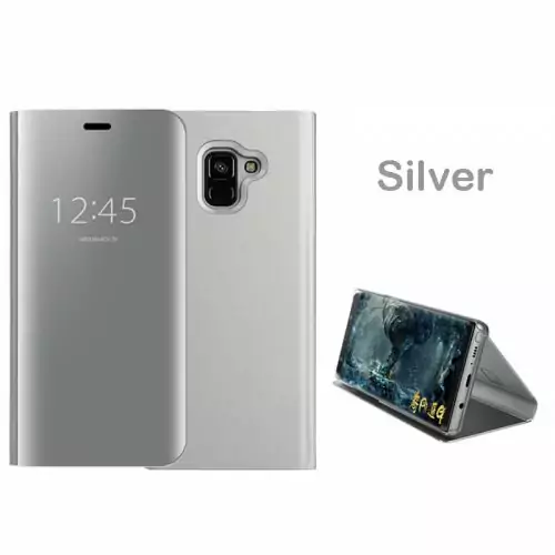 For-Samsung-A3-A5-A7-2017-Flip-Stand-Clear-View-Smart-Mirror-Phone-Case-For-Samsung_silver