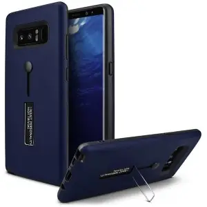 For-Samsung-Galaxy-Note-8-Case-Cover-With-Finger-Ring-Stand-Silicone-Case-For-note8-Cover_Dark Blue