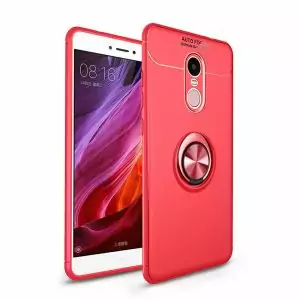 For-Xiaomi-Redmi-Note-4-Phone-Case-Full-Protector-Silicone-Shockproof-Finger-Ring-Stand-TPU-Cover_Red