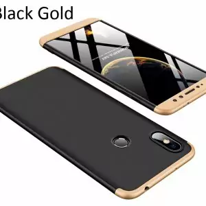 GKK-Case-For-Xiaomi-Redmi-S2-360-Full-Protection-Cover_Black Gold