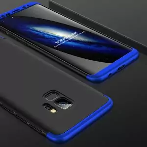 GKK-Original-Case-For-Samsung-Galaxy-S9-Case-Dual-Armor-360-Full-Protection-Hard-Hybrid-PC_Blue Black Blue