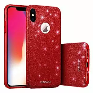 Glam Glitter For Iphone X Red