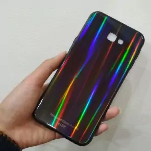 Glass Case Rainbow Slim TPU Samsung J4 Plus a