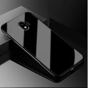 Glass Case Soft TPU Samsung J4 2018 Black