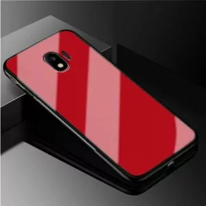 Glass Case Soft TPU Samsung J4 2018 Red