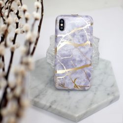 HOLLO MARBLE CASE FOR IPHONE X Purple
