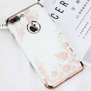 Luxury Flower iPhone 7 Plus White