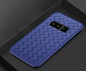 Luxury-Grid-Weaving-Case-For-Samsung-Galaxy-S8-S8-Plus-Cover-Ultra-Thin-TPU-Silicon-Weave_Blue