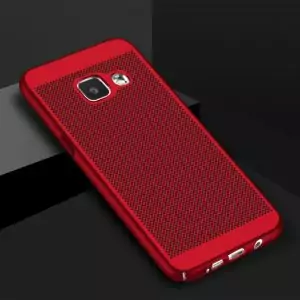 MAKAVO-For-Samsung-Galaxy-A3-2017-Case-Fashion-Hollow-360-Full-Protection-Matte-Hard-Back-Cover_Red