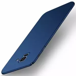 MAKAVO-For-Samsung-Galaxy-A8-2018-Case-Slim-Matte-Hard-Back-Cover-For-Samsung-Galaxy-A8_Blue