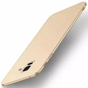 MAKAVO-For-Samsung-Galaxy-A8-2018-Case-Slim-Matte-Hard-Back-Cover-For-Samsung-Galaxy-A8_Gold