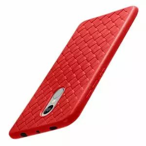 Proelio-Ultra-Thin-Soft-Silicone-Weave-Case-For-Xiaomi-Redmi-4X-5X-Note-4-5A-Protector_Red