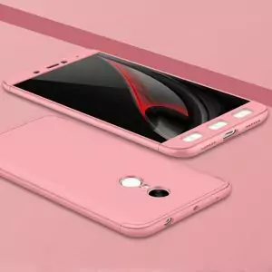 Redmi Note 4 (Snapdragon):Note 4x Full Cover Armor Baby Skin Hard Case Rose Gold