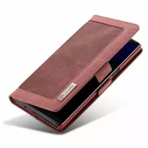 Samsung Galaxy Note 8 Flip Canvas Denim with Slot Card Rosewood