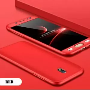 Samsung J3 Pro: J3 2017 Armor Full Cover Hard Case Red