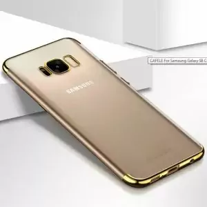 Soft Case Cafele Luxury Samsung Galaxy S8 Premum Quality GOLD