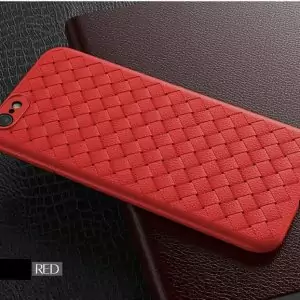 Soft Case Silicone Woven Slim Fit Oppo A57 Merah