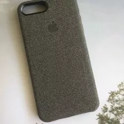 Softcase Premium Canvas Lembut For Iphone 678 Grey