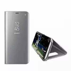 Standing Cover Mirro Samsung Galaxy Note 8 Silver