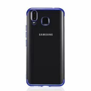TPU PLATING case Samsung A8 Star softcase casing back cover ultra thin Blue