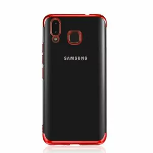 TPU PLATING case Samsung A8 Star softcase casing back cover ultra thin Red
