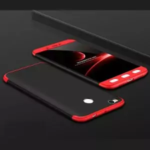 Xiaomi Redmi 4x Full Cover Armor Baby Skin Hard Case 1244 Hitam Merah