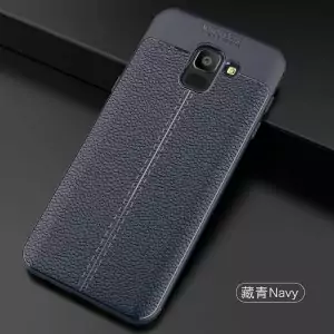 XinWen-luxury-phone-case-for-samsung-galaxy-j6-2018-j-6-j600f-j600-silicone-silicon-etui_navy Blue (1)