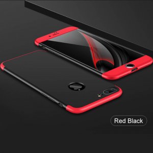 iPhone 6 dan 7 Armor Full Cover Case Red Black - New