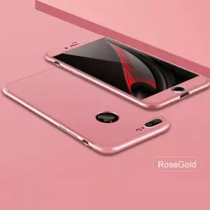 iPhone 6 dan 7 Armor Full Cover Case Rose Gold - New