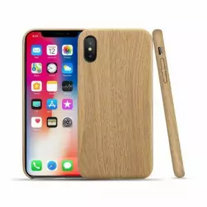 iPhone X Wood Soft Brown