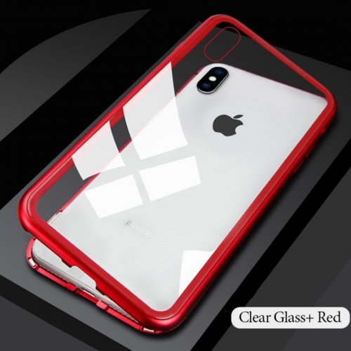 IPhone XR Aluminium Case Magnetic 2 in 1 Backglass