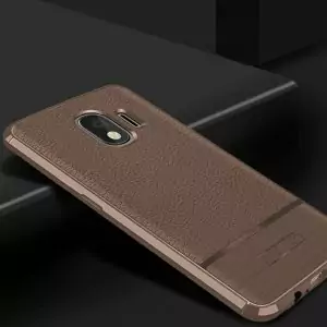 samsung-j4-2018-soft-leather-case-coklat-compressor